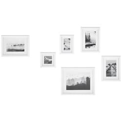 Gallery Wall Set of 6 White ZINIARE