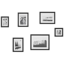 Gallery Wall Set of 6 Black ZINIARE