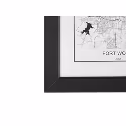 Wall Gallery of Maps 7 Frames Black DENKORO - Additional view 4