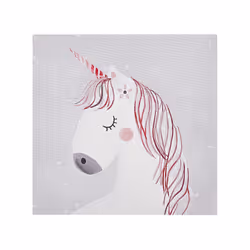 Set of 3 Canvas Art Prints 30 x 30 cm Grey and Pink TIMIA