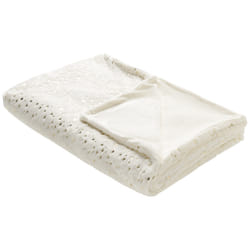 Blanket ALAZEYA 150 x 200 cm Light Beige