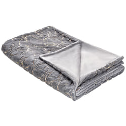 Blanket 150 x 200 cm Grey GODAVARI