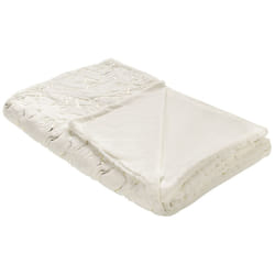 Blanket 150 x 200 cm Cream GODAVARI