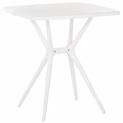 Garden Dining Table SERSALE 70 cm 70 cm White