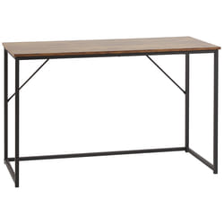 Home Office Desk PEMBRO Dark Brown 120 cm 55 cm
