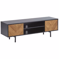 TV Stand SALINA Brown/ Black