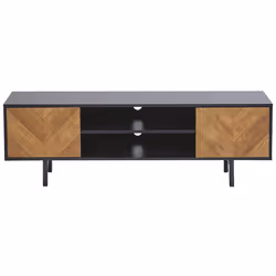 TV Stand SALINA Brown/ Black