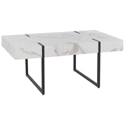 Coffee Table MERCED White Marble