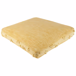 Pouffe CLONE Cotton Yellow 60 cm 60 cm 12 cm