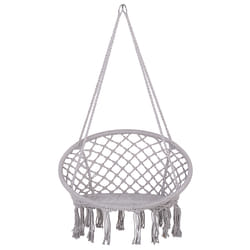 Hanging Chair GABELLA Cotton Light Grey