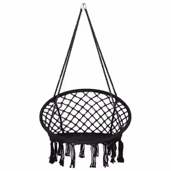 Hanging Chair GABELLA Cotton Black