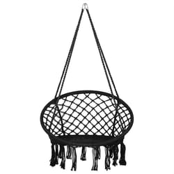 Hanging Chair GABELLA Cotton Black