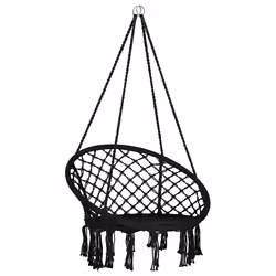 Hanging Chair GABELLA Cotton Black
