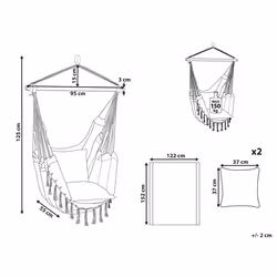 Hanging Chair BONEA Cotton Beige
