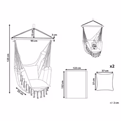Hanging Chair BONEA Cotton Grey