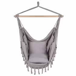 Hanging Chair BONEA Cotton Light Grey