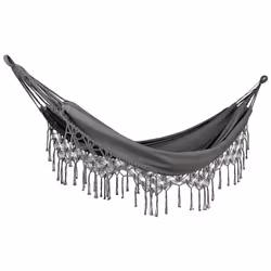 Garden Cotton Hammock Grey ROCCA
