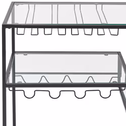 Kitchen Trolley MARCOLA Metal Black - Additional view 4