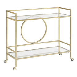 Kitchen Trolley KERRY Metal Gold