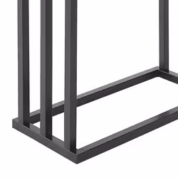 Towel Stand CHARRAS Metal Dark Brown