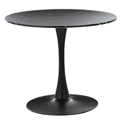 Dining Table BOCA Black Marble 90 cm 90 cm