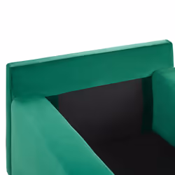 Chaise Longue GUERET Velvet Green - Additional view 5