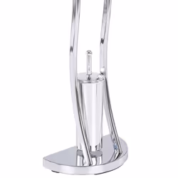 Toilet Roll and Brush Holder SOACHA Metal Silver