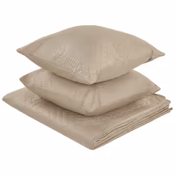 Bedspread with Cushions SHUSH 140 x 210 cm Taupe