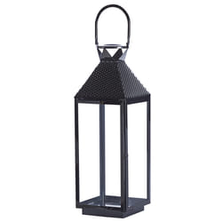 Lantern BALI Stainless Steel 54 cm Black