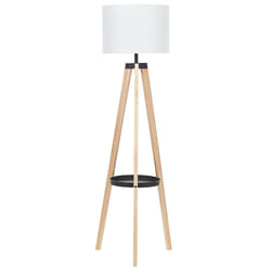 Floor Lamp BLUFF Pine Wood White