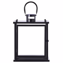 Lantern TENERIFE Stainless Steel 34 cm Black