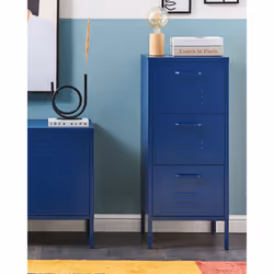 Storage Unit WOSTOK Metal Navy Blue