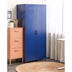 Storage Unit VARNA Metal Navy Blue - Additional view 4
