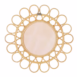 Wall Mirror BABAI 60 cm 60 cm Rattan Natural - Additional view 3