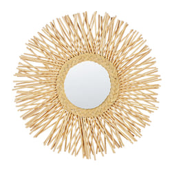 Wall Mirror KALASIN 60 cm 60 cm Rattan Natural