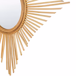 Wall Mirror MAJENE 60 cm 60 cm Rattan Natural - Additional view 4