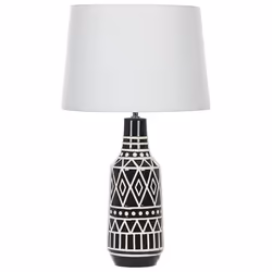 Table Lamp SHEBELLE Ceramic Black