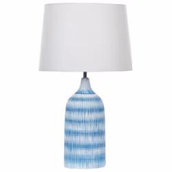 Table Lamp GEORGINA Ceramic Blue