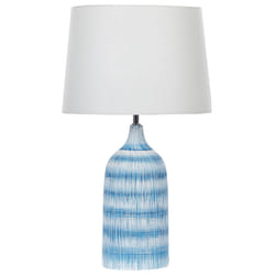 Table Lamp GEORGINA Ceramic Blue