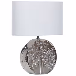 Table Lamp KHERLEN Ceramic Silver