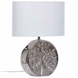 Table Lamp KHERLEN Ceramic Silver