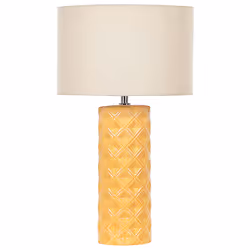 Table Lamp BALONNE Ceramic Yellow