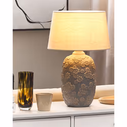 Table Lamp FERREY Ceramic Grey