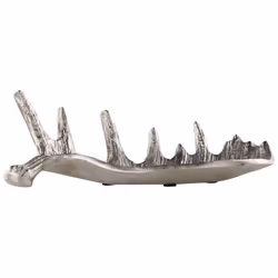 Trinket Dish Moose Antler Silver CARTHAGE