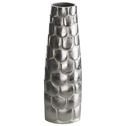Flower Vase SUKHOTHAI Metal 47 cm Silver