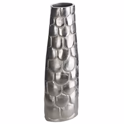 Flower Vase SUKHOTHAI Metal 47 cm Silver