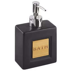 4-Piece Bathroom Accessories Set KOUROU Ceramic Black