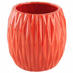 3-Piece Bathroom Accessories Set BELEM Ceramic Red - Additional view 4