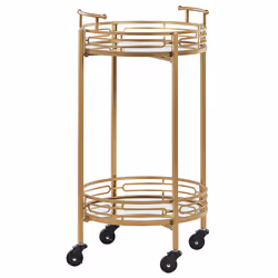 Kitchen Trolley FARLEY Metal Gold