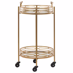 Kitchen Trolley FARLEY Metal Gold